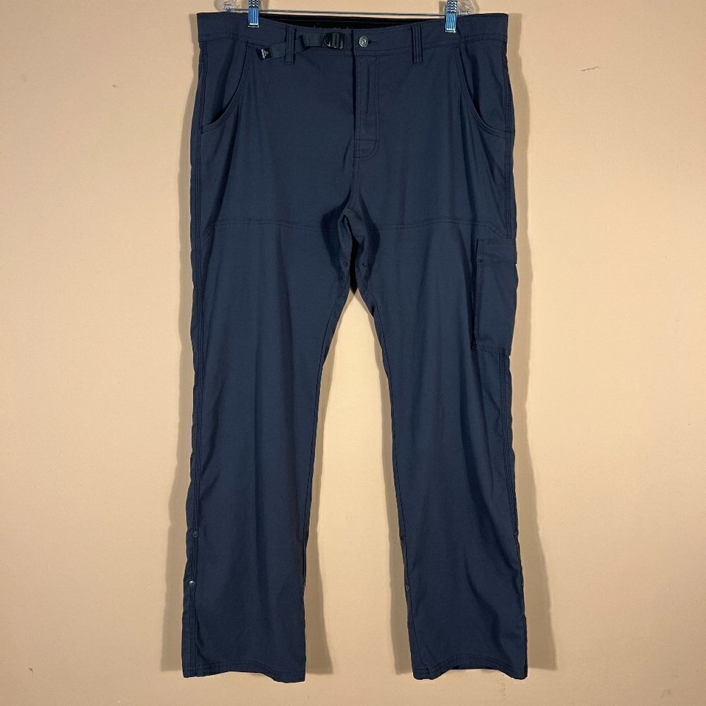 Prana Breathe Mens Athletic Black Pants